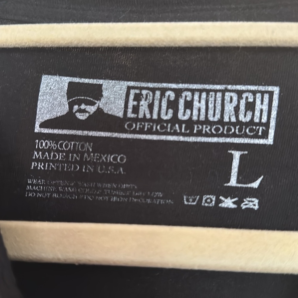 Eric Church black T “Good Girls Go To Church” - Picture 3 of 4